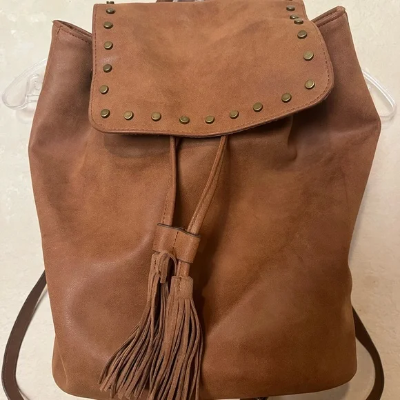 Target Boho Woman’s Brown Purse Backpack - Picture 6 of 8